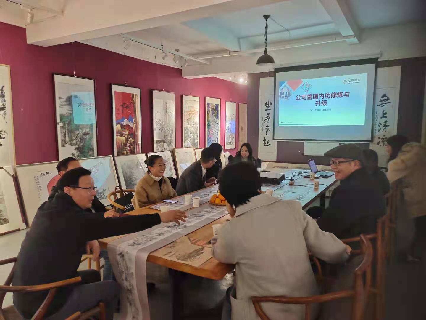 会员动态|商会理事薛海涛的花一同东方书沿海画院举办多场文化艺术活动(图32)