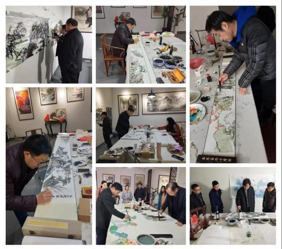 会员动态|商会理事薛海涛的花一同东方书沿海画院举办多场文化艺术活动(图45)