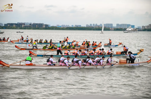 乘风破浪，勇往直前！苏州市山东商会龙舟队参加2024金鸡湖端午龙舟赛(图5)