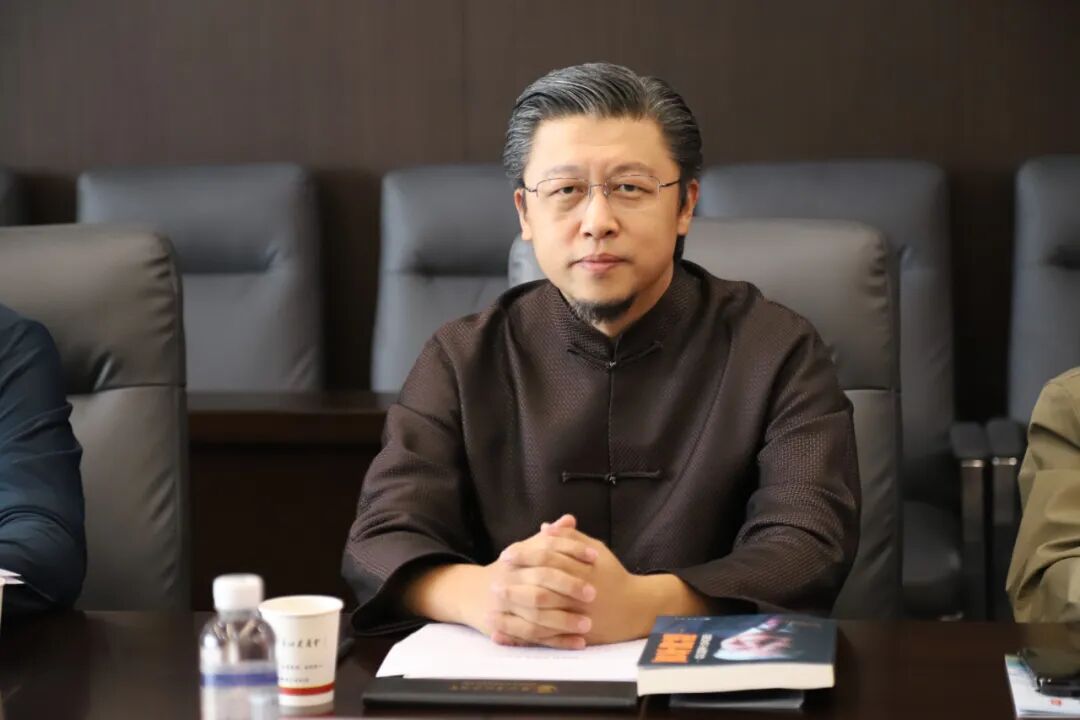 北京大学现代农业研究院管理服务中心主任，峡山区党工委书记、管委会主任李永光一行到访苏州市山东商会(图4)